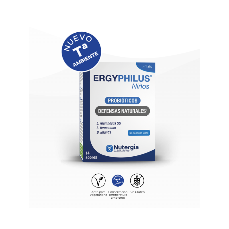 Nutergia Ergyphilus Niños | Probióticos y Bienestar Digestivo Infantil