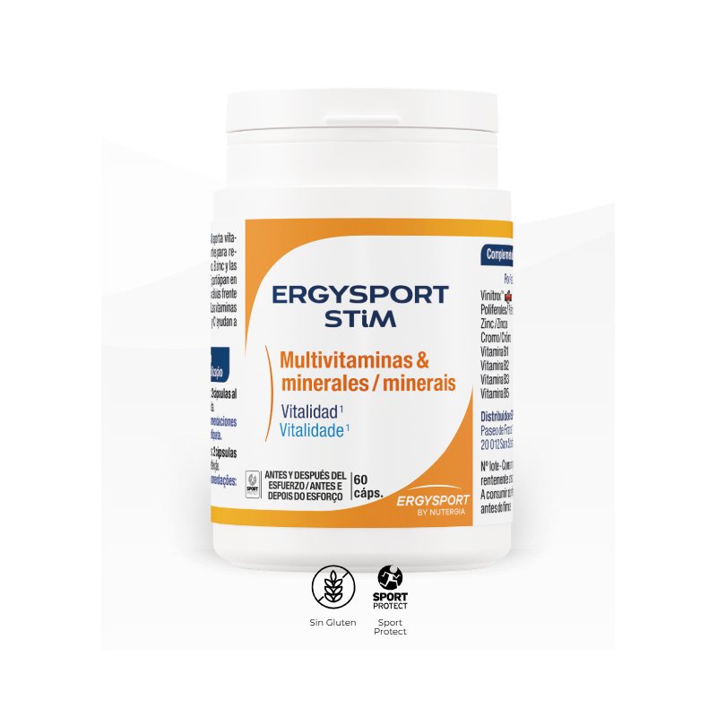 Nutergia Ergysport Stim | Complemento Alimenticio Energía y Rendimiento Deportivo