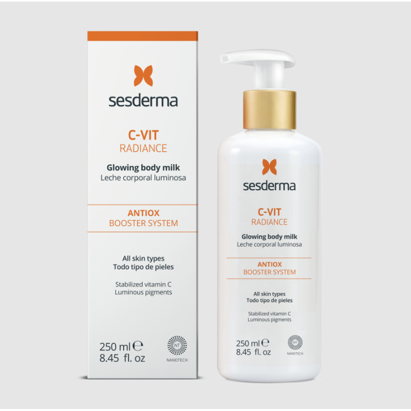 Sesderma C-VIT Radiance Leche Corporal Luminosa | Hidratación y Luminosidad Corporal