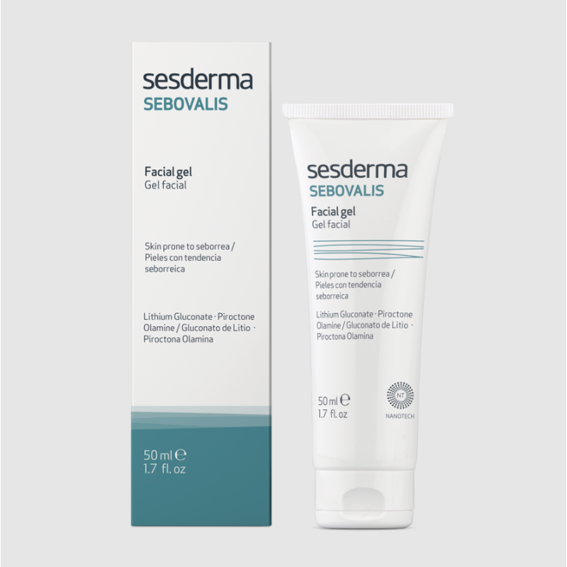 Sesderma Sebovalis Gel Facial | Gel Equilibrante para Piel con Tendencia Grasa