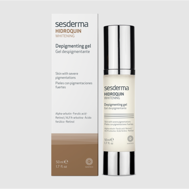 Sesderma Hidroquin Whitening Gel | Gel Facial Iluminador y Unificador