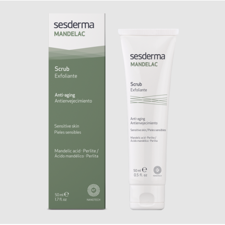 Sesderma Mandelac Scrub | Exfoliante Facial para Piel Sensible y Grasa