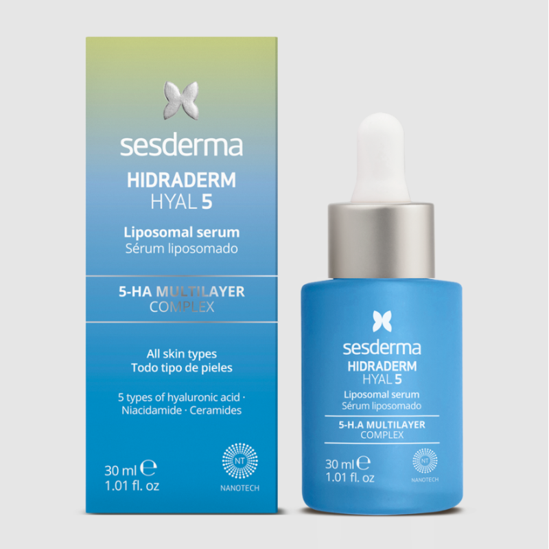 Sesderma Hidraderm Hyal 5 Serum | Sérum Ultrahidratante con 5 Ácidos Hialurónicos