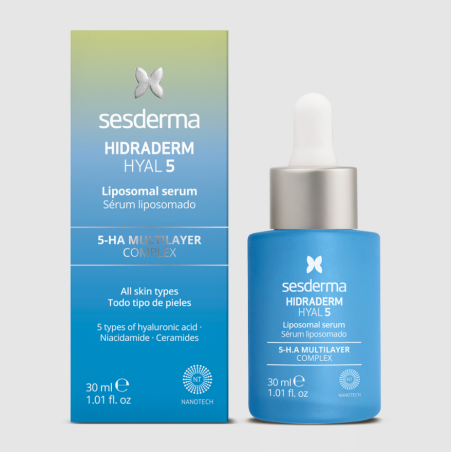 Sesderma Hidraderm Hyal 5 Serum | Sérum Ultrahidratante con 5 Ácidos Hialurónicos