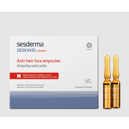 Sesderma Seskavel Growth Ampollas Anticaída | Tratamiento Intensivo Capilar