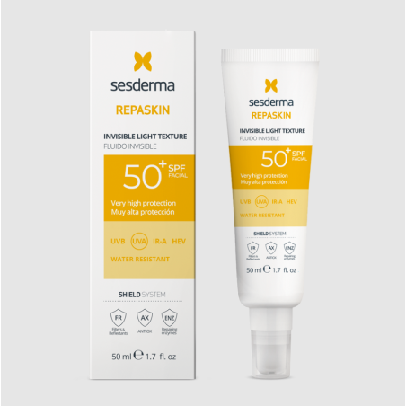 Sesderma Repaskin Fluido Invisible SPF50+ | Fotoprotección Facial Ultraligera