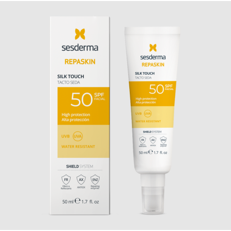 Sesderma Repaskin Facial SPF 50 | Protector Solar Tacto Sedoso