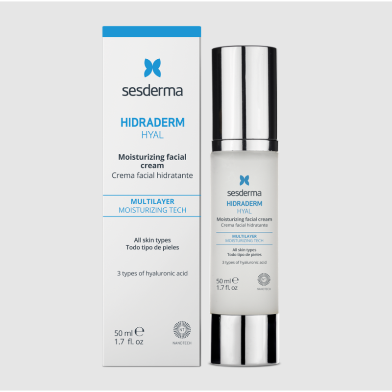 Sesderma Hidraderm Hyal Crema 50 ml | Hidratación intensa ácido hialurónico