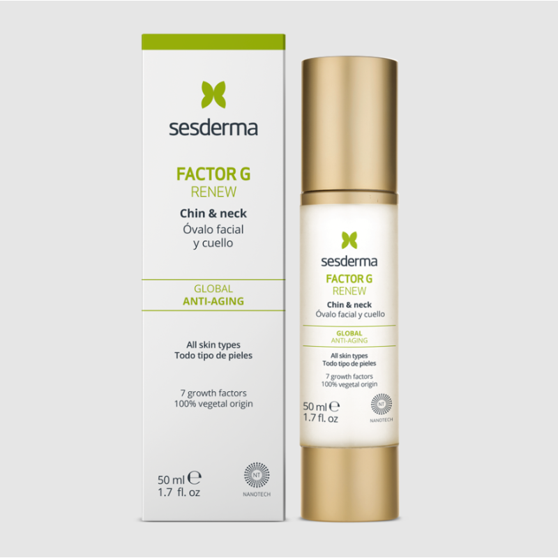 Sesderma Factor G Renew Óvalo Facial & Cuello | Crema Reafirmante para Cuello y Escote