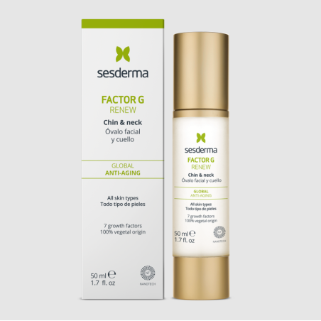 Sesderma Factor G Renew Óvalo Facial & Cuello | Crema Reafirmante para Cuello y Escote