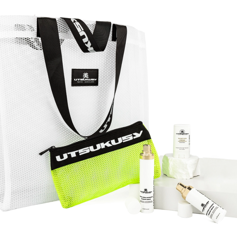 Utsukusy Set SunSkin Rosa Mosqueta con Stick Crema SPF50 | Regeneración Intensiva y Protección Solar