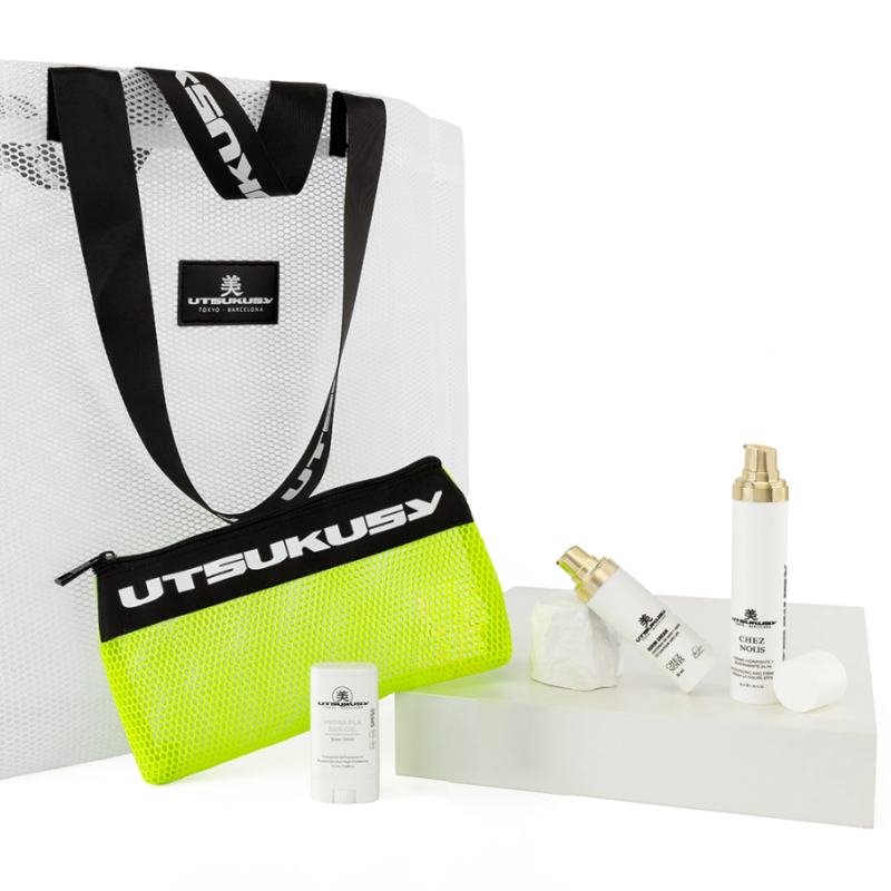 Utsukusy Set SunSkin Chez Nous con Stick Crema SPF50 | Reafirmante, Hidratante y Protección Antiedad