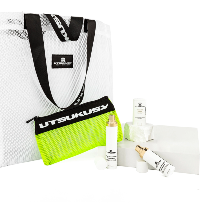 Utsukusy Set SunSkin Hyaluron con Stick Crema SPF50 | Hidratación Profunda, Efecto Relleno y Protección Antiedad