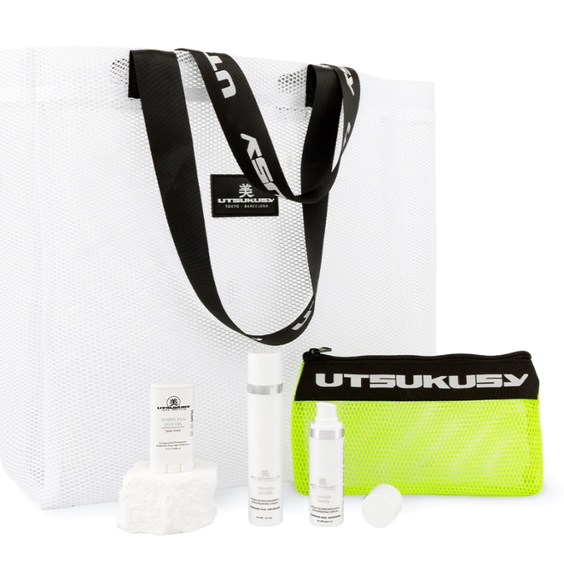 Utsukusy Set SunSkin Tranex White con Stick Crema SPF50 | Tratamiento Antimanchas y Protección Solar Avanzada