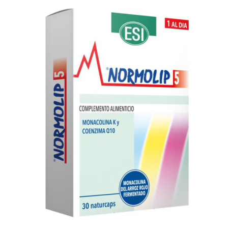 ESI Normolip 5 30 Cápsulas | Control del Colesterol y Triglicéridos