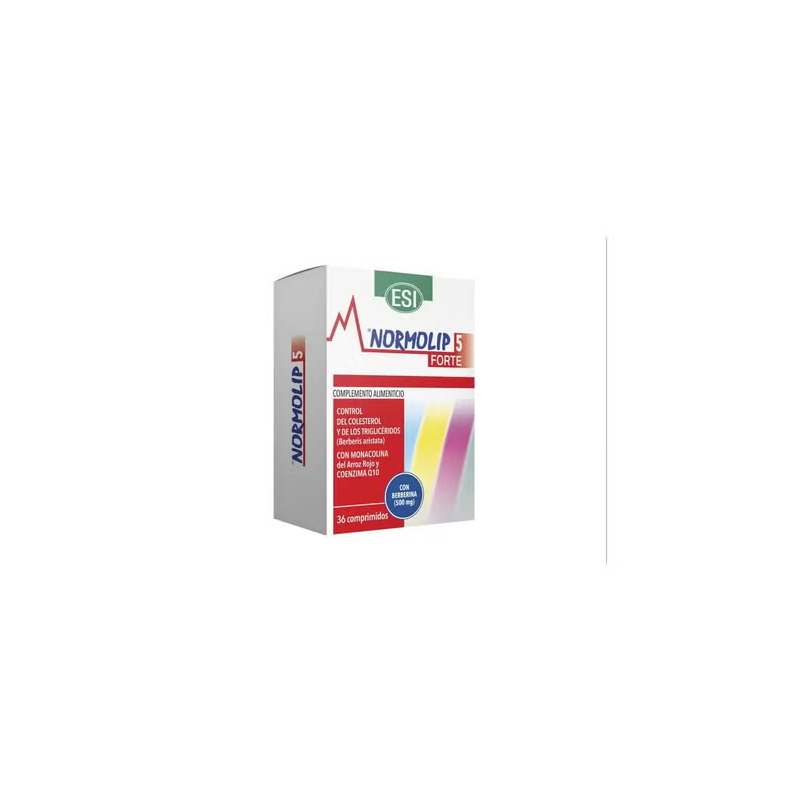 ESI Normolip 5 Forte 36 Comprimidos | Control del Colesterol y Triglicéridos