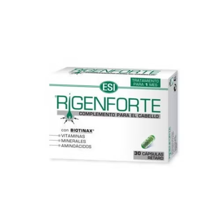 ESI Rigenforte 30 Cápsulas | Complemento para Cabello, Uñas y Piel