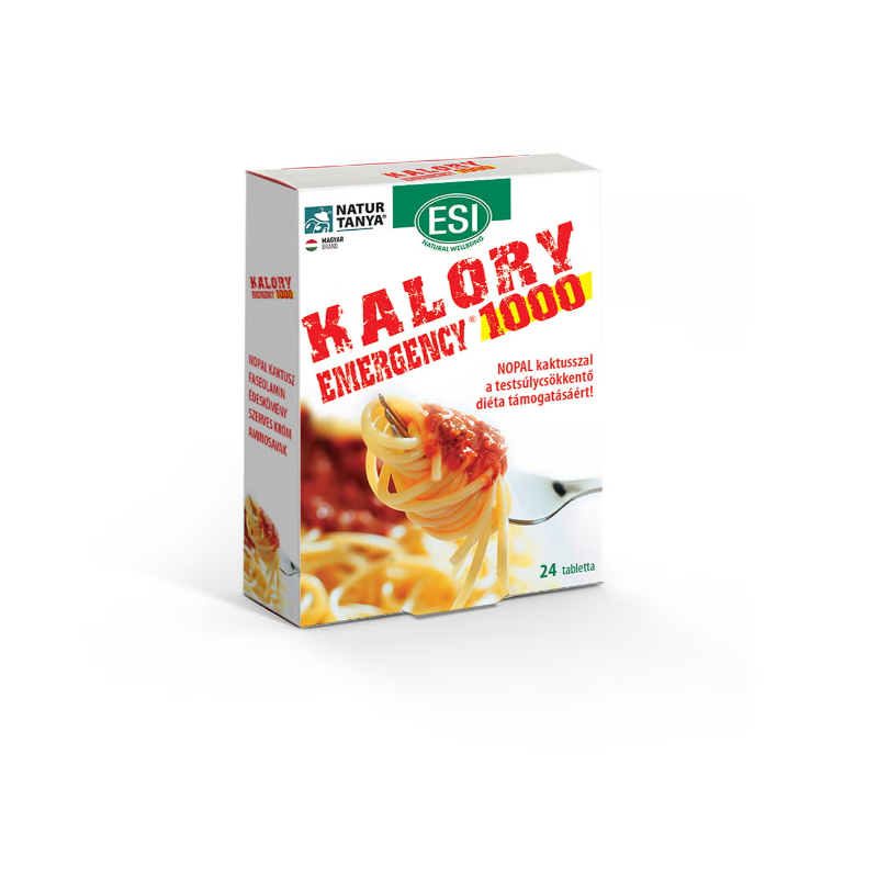 ESI Kalory Emergency 1000 24 Comprimidos | Control de Grasas y Carbohidratos