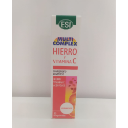 ESI Multi Complex Hierro y Vitamina C Efervescente | Energía y Defensas