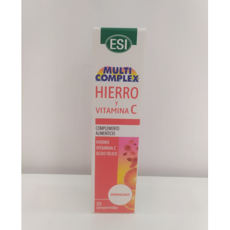 ESI Multi Complex Hierro y Vitamina C Efervescente | Energía y Defensas