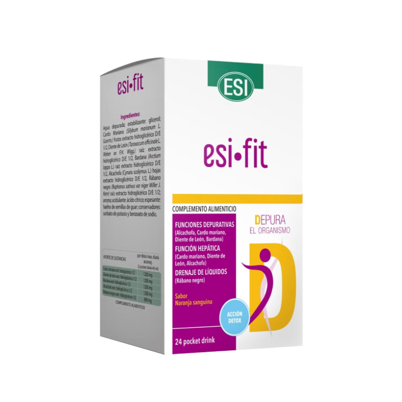 ESI Depura el Organismo Pocket Drink | Complemento Depurativo y Drenante