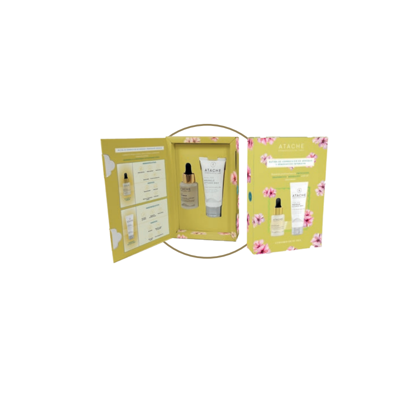 Atache Pack Glycolic Serum + Wrinkle Attack Day | Renovación Facial y Tratamiento Antiarrugas