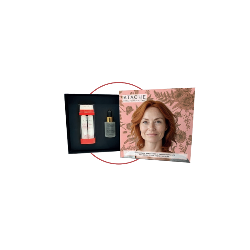 Atache Pack Fair Skin Duo + Glycolic Serum | Tratamiento Despigmentante y Renovador Facial