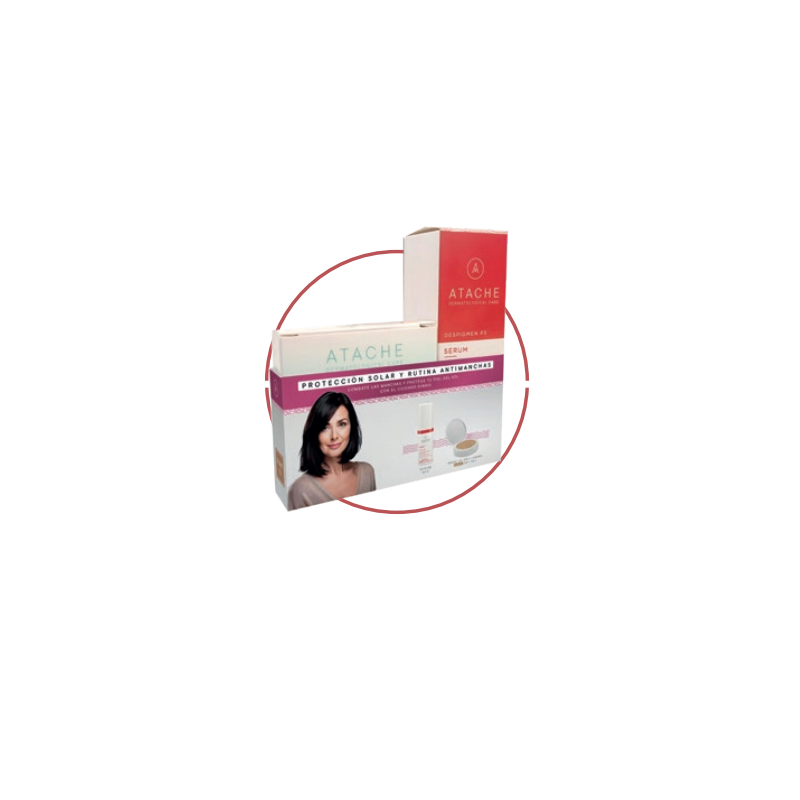 Atache Pack Despigmen P3 Serum + Make Up Anti Ageing SPF50+ Doré | Antimanchas y Protección Solar con Color