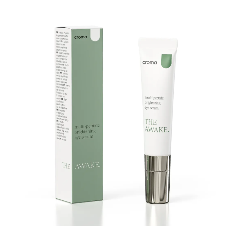 Croma The Awake Serum Contorno de Ojos | Sérum Iluminador Multipepéptidos para Ojeras y Fatiga