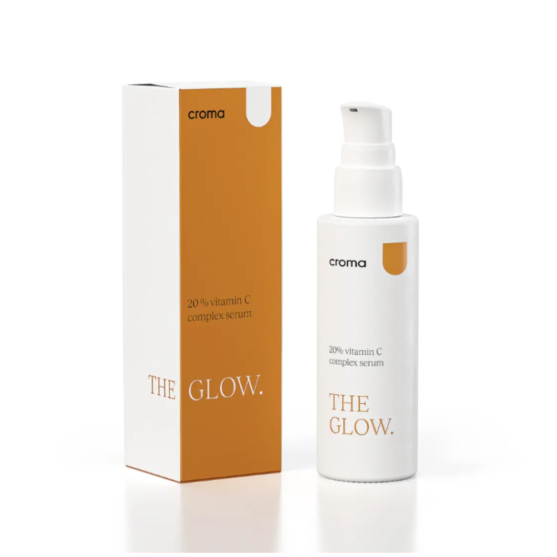 Croma The Glow Serum Vitamina C | Sérum Iluminador Antioxidante 20% Vitamina C