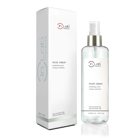INLAB Acid Clean | Limpiador Facial Renovador con Ácidos Exfoliantes