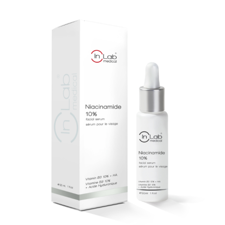 INLAB Niacinamida 10% Pure Serum | Sérum Equilibrante, Iluminador y Minimizador de Poros