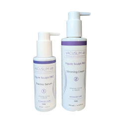 Vacuslim Pack Thermo Serum 1 + Slimming Cream 2 | Tratamiento Corporal Reductor y Remodelante