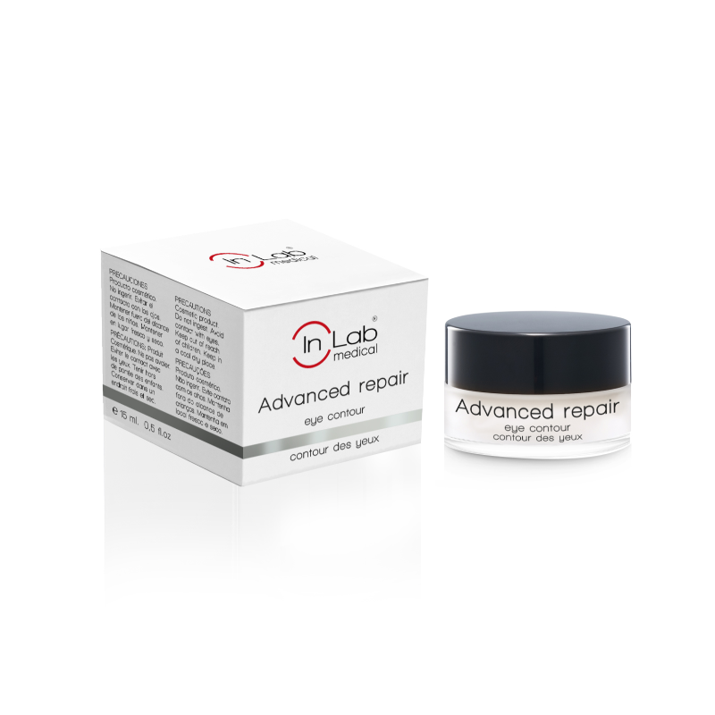 INLAB Advanced Repair Eye Contour | Contorno de Ojos Reparador Antiedad para Bolsas, Ojeras y Arrugas