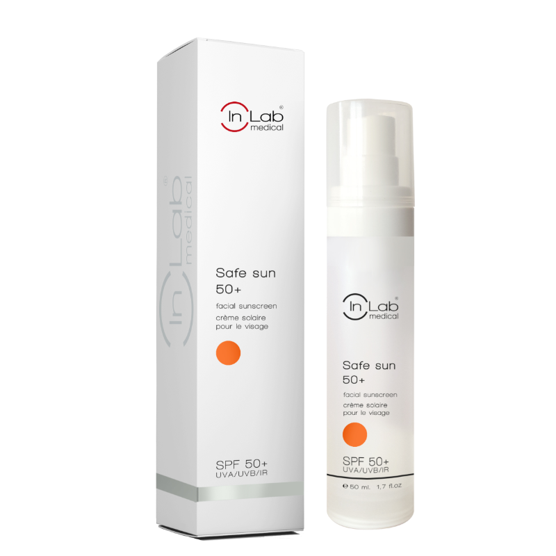 INLAB SafeSun SPF50+ | Protector Solar Facial de Alta Protección UVA/UVB