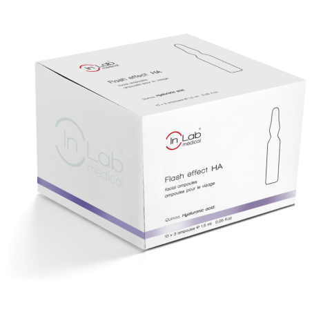 INLAB Ampollas Flash Effect Hyaluronic Acid | Ampollas Hidratantes con Ácido Hialurónico y Efecto Flash