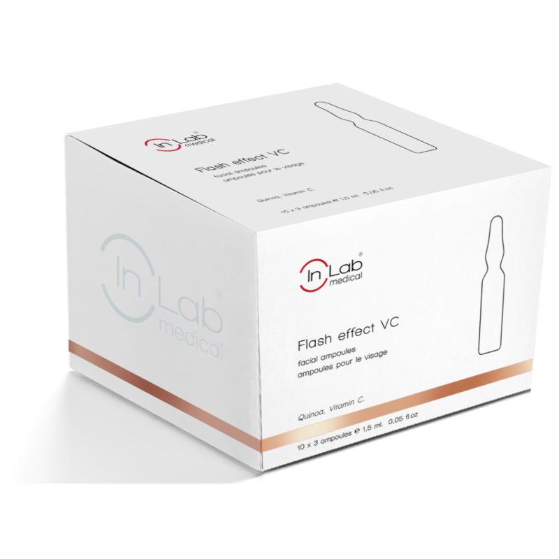 INLAB Ampollas Flash Effect Vitamin C | Ampollas Iluminadoras con Vitamina C y Efecto Flash