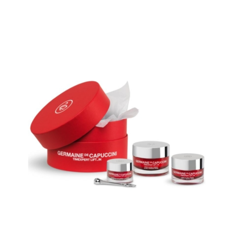 Germaine de Capuccini Pack Lift(In) Contorno + Crema Rich + Crema Cuello | Tratamiento Reafirmante Nutritivo para Rostro, Ojos y