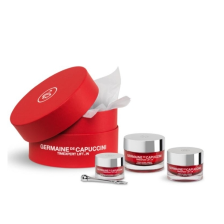 Germaine de Capuccini Pack Lift(In) Contorno + Crema Rich + Crema Cuello | Tratamiento Reafirmante Nutritivo para Rostro, Ojos y