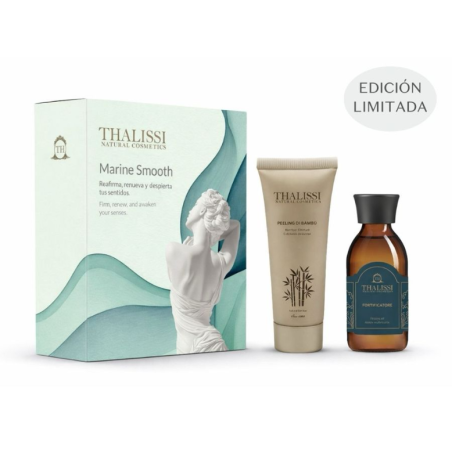 Thalissi Pack Marine Smooth Peeling de Bambú + Fortificatore | Exfoliación Renovadora y Tratamiento Fortificante Facial