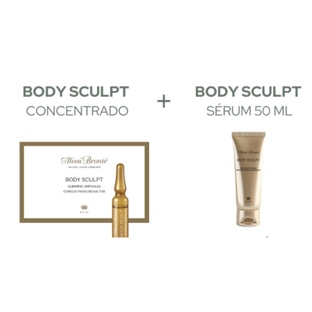 Alissi Brontë Pack Body Sculpt Concentrado 5x2 ml + Sérum | Tratamiento Remodelante y Reafirmante Corporal