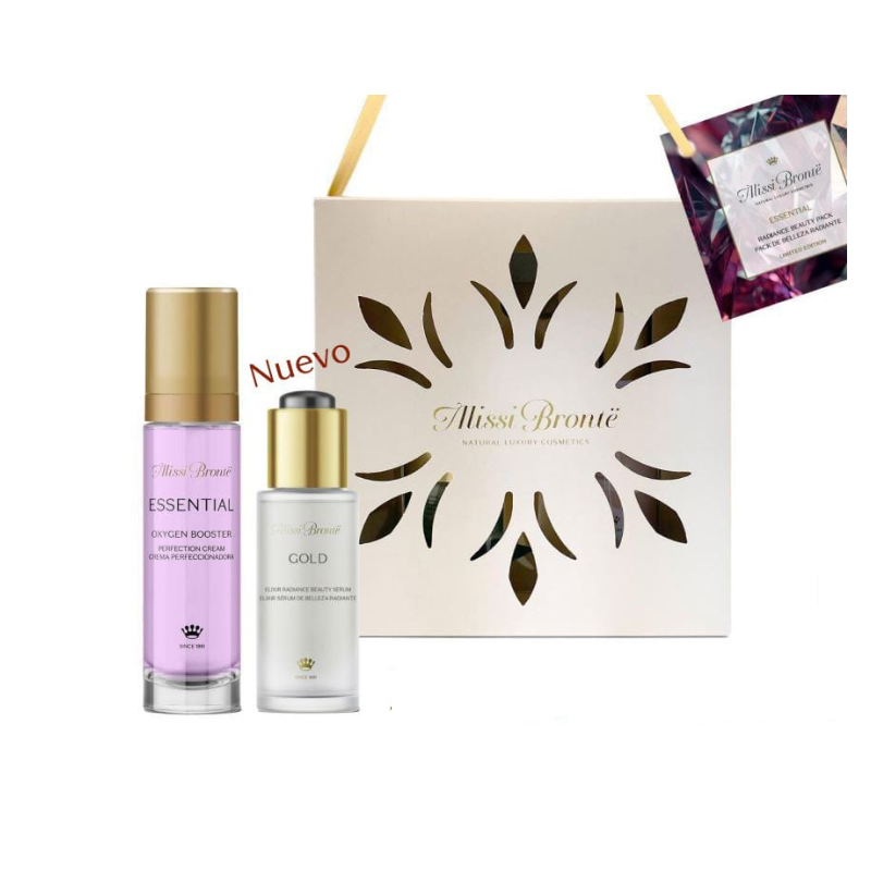 Alissi Brontë Pack Essential Cream + Gold Elixir | Tratamiento Antiedad Nutritivo e Iluminador