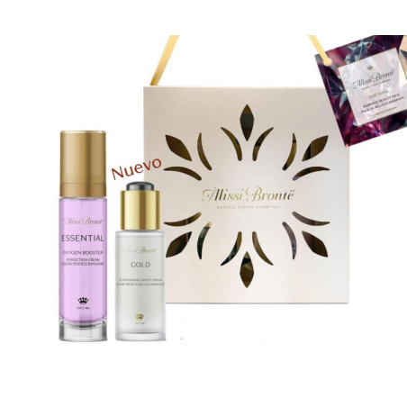 Alissi Brontë Pack Essential Cream + Gold Elixir | Tratamiento Antiedad Nutritivo e Iluminador