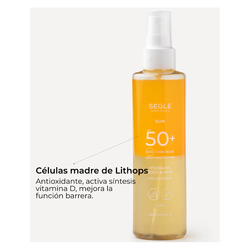 Segle Solar Spray Body & Hair SPF50+ | Protector Solar Corporal y Capilar