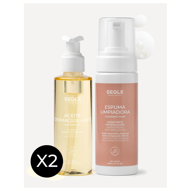 Segle Pack Doble Limpieza | Rutina Facial de Limpieza Profunda