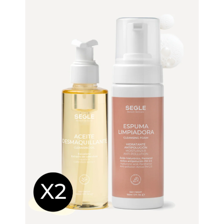 Segle Pack Doble Limpieza | Rutina Facial de Limpieza Profunda