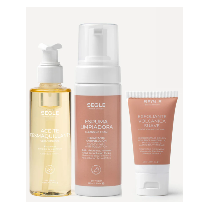 Segle Pack Triple Limpieza Scrub | Limpieza Facial Profunda y Exfoliación
