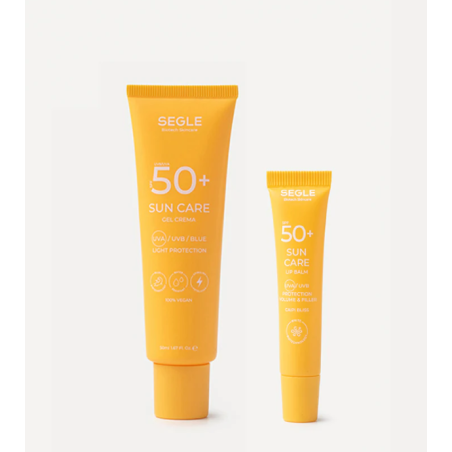 Segle Rutina Sunflower | Solar Gel Crema Facial SPF50+ + Lip Balm SPF50+