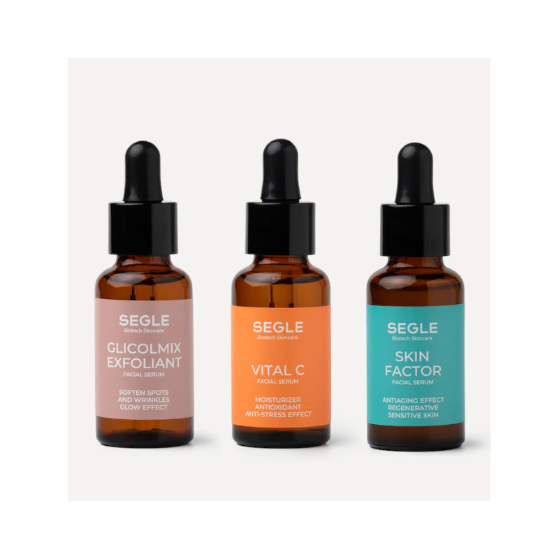 Segle Pack Glow Trio | Vital C + Skin Factor + Glicolmix