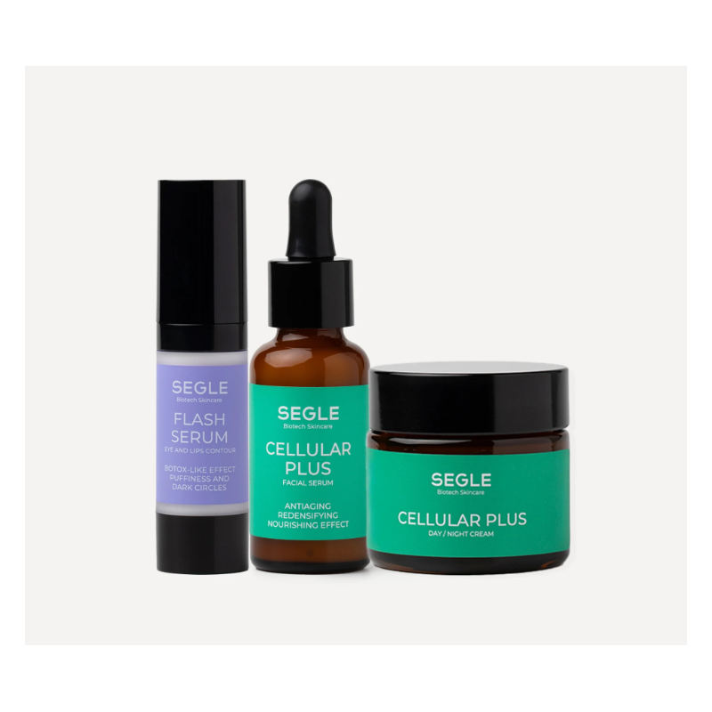 Segle Pack Nutrición Piel Seca | Cellular Plus + Crema + Contorno Flash